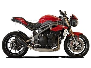 TRIUMPH SPEED TRIPLE 2016～2017 スリップオンマフラー HP CORSE エイチピーコルセ