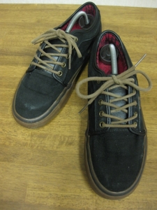 VANS CHUKKA Lo ２８ 黒 USED チャッカ ロー スケート ジャンク