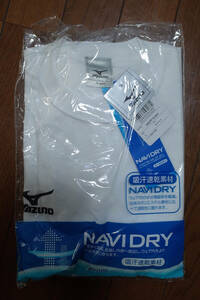 新品未使用 MIZUNO ミズノ NAVIDRY A60TF-91601 Lサイズ ホワイト ナビドライ Tシャツ