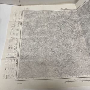 古地図 地形図 五万分之一 地理調査所 昭和28年応急修正 昭和29年発行 頭地 熊本県
