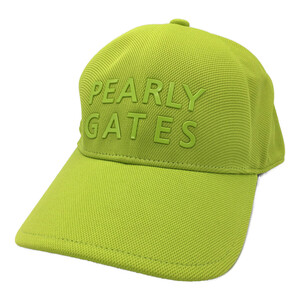 coco 中古 パーリーゲイツ PEARLY GATES キャップ フリー イエロー系 レターパックプラス発送可 　91142