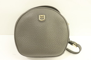 【中古】 FURLA レディースショルダーバッグ - DOTTY ショルダーバッグ FURLA - グレー 灰 ロゴ