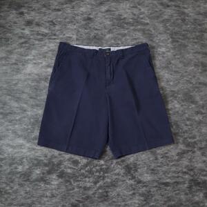 TOMMY HILFIGER Wide Chino Shorts Navy トミーヒルフィガー ワイド チノパン ショーツ ハーフパンツ 濃紺 W38 P704