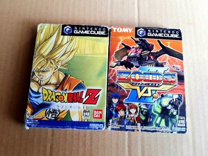 説明書欠品　ゲームキューブ　ドラゴンボールZ　ゾイドバーサス３　ゾイドバーサスⅢ　セット　DRAGONBALL Z ZOIDS VS Ⅲ GC ソフト