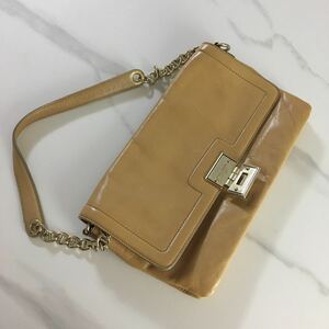 kate spade new york 上質本革ショルダーバッグ　整理品　ゴールド金具