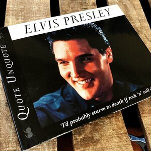 2867 「QUOTE UNQUOTE ELVIS PRESLEY」　エルビス・プレスリー　英国　古本　ブック ビンテージ 　クラシック　レトロ　インテリア