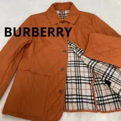 【美品】BURBERRY オレンジ キルティングジャケット 40