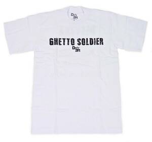 Defy Era GHETTO SOLDIER S/S T Shirts ゲットーソルジャー 半袖 Tシャツ (ホワイト) (L) [並行輸入品]