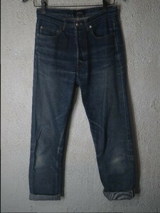 n2057 A.P.C アーペーセー　日本製　29　赤耳　デニム　パンツ　テーパード　人気　　