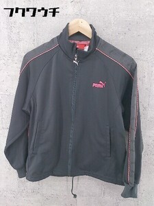 ◇ Puma プーマ 長袖 ハイネック パーカー S グレー * 1002799178969