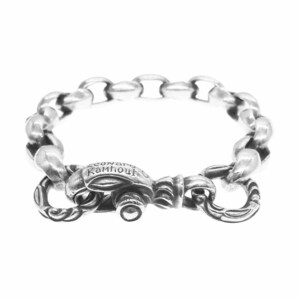 LEONARD KAMHOUT レナードカムホート Silk Link Bracelet シルクリンクブレスレット シルバー系【中古】