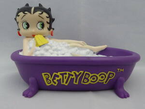 超レア幻!レトロ/BETTY BOOP/ベティ・ブープ/入浴シーン/ソフビ/90s/1996 K.F.S./F.S/ビンテージ/フィギュア/置物/ベティちゃん/アニメ