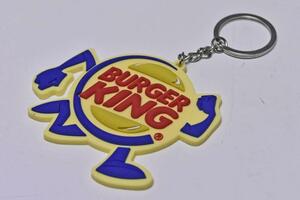 バーガーキング ★ BURGER KING ★ ラバーキーホルダー ★ アメリカ ★ 中古品 ★