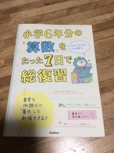 §　小学6年分の算数をたった7日で総復習