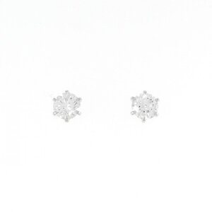 【リメイク】PT/ST ダイヤモンド ピアス 0.504CT 0.513CT E VS2 3EXT H&C