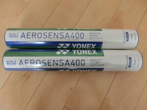 ☆ヨネックス(YONEX) ☆バドミントン シャトル エアロセンサ400 1ダース3番　＋　1ダース4番　計2本♪