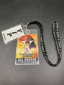 X JAPAN　DAHLIA TOUR 1995-1996 関係者用パス VIP　ALL ACCESS　 非売品 　hide YOSHIKI　X JAPAN　718