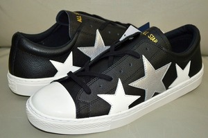 新品未使用 CONVERSE コンバース COUPE TRIOSTAR OX クップ トリオスター スター 星 31300301 BLACK/SILVER ￥17,600 （税込）送料無料