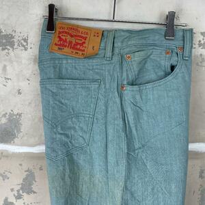 LEVI’S リーバイス 501 デニム ジーンズ 34×32 カラーデニム