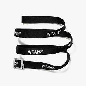 即発送 24AW WTAPS WEBBING / BELT / POLY BLACK ダブルタップス ウェビング ベルト ポリ ブラック 黒 ロゴ メンズ TET 西山徹 国内正規