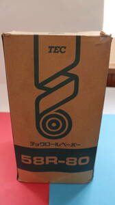 ＊＊未使用ですが　側面が若干黄ばみが有るロールも有り。　TEC ロールペーパー(普通紙)15巻入　ご注意、感熱式ではありません。