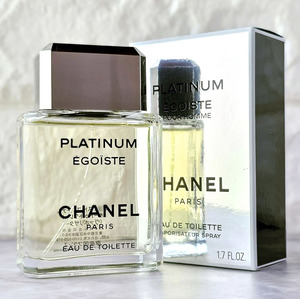 ★CHANEL シャネル/EGOISTE PLTINUM エゴイスト プラチナム★50ml・EDT・残量9割以上★