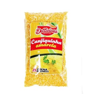 コーングリッツ（粉末とうもろこし）／CANJIQUINHA AMARELA 400 GR ビーガン グルテンフリー マクロビ ベジタリアン 非常食 保存食