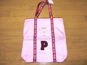 ピンクハウス　ロゴテープ使いナイロントートバッグ　ピンク　未使用タグ付き