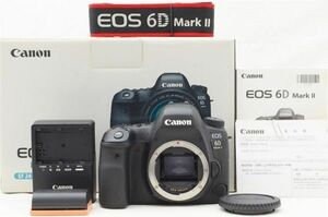 ☆美品☆ Canon キャノン EOS 6D MarkⅡ ボディ 元箱 付属品 ♯24061303