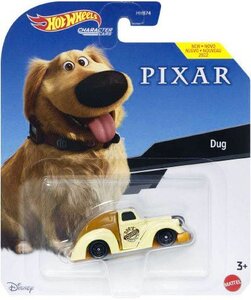 ディズニー ピクサー カールじいさんの空飛ぶ家 ダグ ホットウィール ミニカー Disney PIXAR UP Dug Hot Wheels