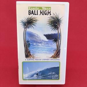 1986 サーフィン VHS ビデオ バリハイ BALI HIGH サーフィン映画 レトロ