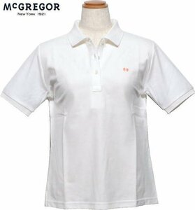 【オフホワイト L】 マクレガー 半袖ポロシャツ レディース 311623201 日本製 半袖シャツ