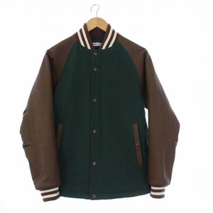 nonnative STUDENT PUFF JACKET W/N TWILL WITH GORE-TEX INFINIUM スチューデントパフジャケット スタジャン 0 緑 茶 NN-JU4251