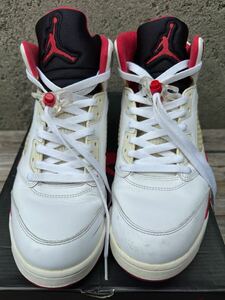  NIKE AIR JORDAN 5 RETRO Fire Red 2013年 ナイキ エア ジョーダン 5 レトロ ファイヤー レッド ブラックタン