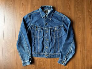 44 LONG ! 70s Lee 101J デニムジャケット USA製 ビンテージ ☆ 40s 50s levis 501 505 70505 506 101z 91-j 91-b gジャン 黒タグ ブラック