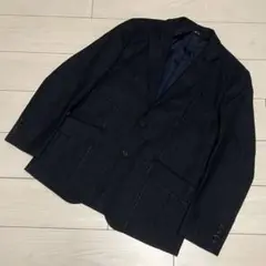 LANVIN collection レザーパイピング テーラードジャケット 46