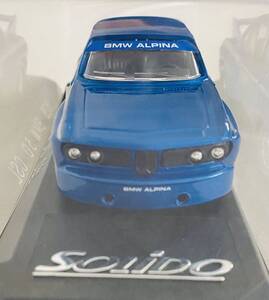 1/43 BMW 3.0 CSL ブルー　SoLiDo フランス製　ほぼ未使用　ショーケース入り