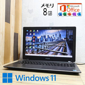 ★美品 高性能4世代i3！500GB メモリ8GB★NJ3900E Core i3-4100M Webカメラ Win11 MS Office 中古品 ノートパソコン★P83788