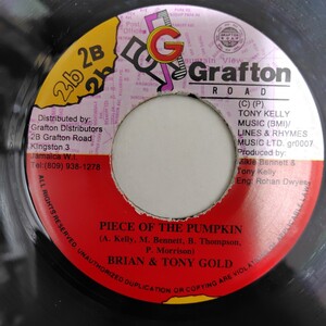 BRIAN＆ TONY GOLD／PIECE OF THE PUMPKIN アナログ盤7インチシングルレコード