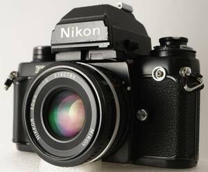 【美品】 【完全動作品】 ★ NIKON ニコン F3P HP ボディ 黒 + Ai-S nikkor 50mm F1.8 + MD-4 + AH-2 ★ 一円出品、全国一律、送料無料