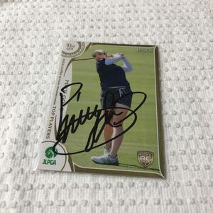 女子プロゴルフ　直筆サインカード　JLPGA EPOCH エポック　検索用　BBM 後藤未有