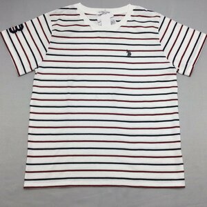 【送料無料】【新品】US.POLO.ASSN レディース半袖Tシャツ　　3L　　レッド＊ネイビー★32216