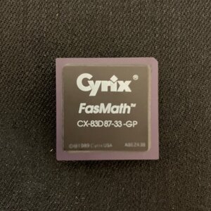 L339　Cyrix　FasMath　CX-83D87-33-GP　コプロセッサ　動作確認済