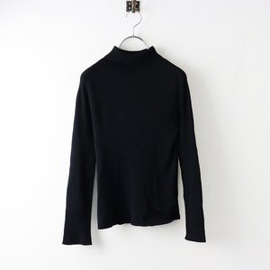 美品 2022AW フォクシー FOXEY 42446 KNIT TOP DOLCEVITA 38/ブラック ニットトップ ドルチェヴィータ タートルネック【2400014232936】