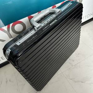 【即決/即納】鍵不良あり RIMOWA リモワ LIMBO リンボ アタッシュケース ビジネスケース トランク ブラック 14L 882.09