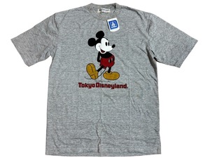 ☆80s☆デッドストック☆新品未使用☆ミッキーマウス Tシャツ 東京ディズニーランド Tokyo Disneyland 当時 レアタグ 日本製 MADE IN JAPAN