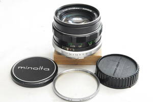 MIOLTA MC ROKKOR-PF 1:1.7 f=55mm ML 10 02 10 　