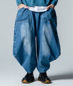 L◆完売◆新品◆ Kite Shaped Denim カイト　シェイプト　デニム　 ジーンズ ワイドパンツ 袴パンツ サルエルパンツ　インディゴ　indigo