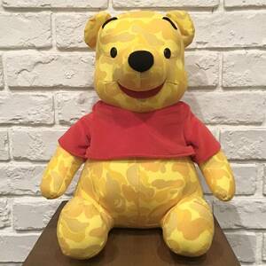 ★新品★ Disney × BAPE camo くまのプーさん ぬいぐるみ a bathing ape pooh エイプ ベイプ アベイシングエイプ ディズニー プーさん d13