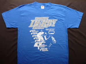 Tシャツ　日本ダービー　2008年　馬番馬名入り　ディープスカイ　（イラスト　ウォッカ）